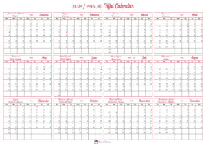 2024 Islamic Calendar