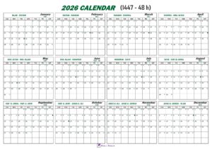 Hijri Calendar 2026